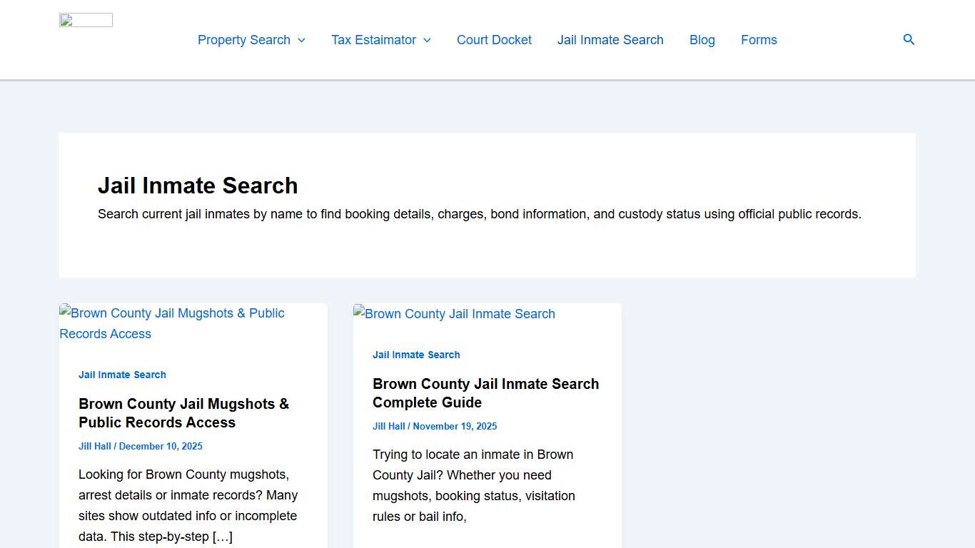 Jail Inmate Search -